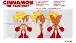 anthro bandicoot big_breasts blonde_hair boots boxing_gloves breasts casual_nudity chart cinnamon_the_bandicoot clothing fan_character female footwear hair handwear height_chart hi_res mammal marsupial mobian_monster model_sheet red_boots red_clothing red_footwear sega smile solo sonic_the_hedgehog_(series) tomboy