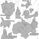 2024 anthro backsack balls big_balls big_butt big_muscles big_pecs big_penis blush bobthetanuki bodily_fluids bowser bowser_jr. bracelet broom broom_riding bulge bullet_bill butt chain chain_chomp cleaning_tool clothed clothing dialogue english_text erection erection_under_clothing eyewear fangs flying_sweatdrops gasp genital_fluids genitals glans glasses goomba grin half-closed_eyes hat headgear headwear heart_symbol hi_res holding_object horn huge_butt huge_muscles humanoid_genitalia humanoid_penis jewelry kamek koopa looking_back magic magic_user magic_wand magikoopa male male/male mario_bros muscular muscular_anthro muscular_male narrowed_eyes nintendo nipples onomatopoeia open_mouth open_smile pecs penile penis precum scalie sharp_teeth simple_background smile sound_effects sparkles spiked_bracelet spikes standing sweat sweatdrop sweaty_butt teeth text tongue tongue_out white_background