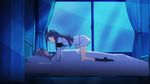  2girls animated animated_gif bed licking multiple_girls sleeping tears yuri yuri_kuma_arashi 