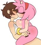 absurd_res accessory amy_rose anthro clothing colored_nails duo eulipotyphlan female gloves handwear headband hedgehog hi_res human kissing lewd4food male male/female mammal nails sega simple_background sonic_the_hedgehog_(series) tail