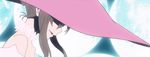  1boy 2girls animated animated_gif hat multiple_girls nurse nurse_outfit siblings sisters surprised transformation v_juri_f v_lila_f witch witch_hat yozakura_quartet 