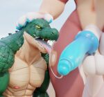 2024 3d_(artwork) abs after_oral after_sex animal_genitalia anthro anthro_on_anthro areola balls biceps big_balls big_muscles big_penis blurred_background bodily_fluids claws coffeesoda_(fursona) connivingrat crocodile crocodilian crocodylid cum cum_in_mouth cum_inside cum_on_face cum_on_tongue cum_string deltoids digital_media_(artwork) duo erection fur genital_fluids genitals hand_on_head helm_(connivingrat) hi_res humanoid_genitalia humanoid_penis hybrid_genitalia hybrid_penis hyena knot looking_at_viewer male male/male mammal muscular muscular_anthro muscular_male narrowed_eyes navel nipples non-mammal_nipples nude open_mouth outside pecs penis reptile scales scalie sheath standing teeth thick_penis tongue tongue_out tuft