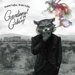 1:1 album_cover album_redraw anthro cigarette clothing colored_smoke cover desert_background english_text eyes_closed guardians_of_the_galaxy gwen_the_psychic hand_in_front_of_mouth hi_res holding_cigarette holding_object male mammal marvel mostly_greyscale procyonid raccoon rocket_raccoon rogertaylorswift smoke smoking smoking_cigarette solo suit text too_weird_to_live_too_rare_to_die!