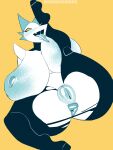  anthro anus arachnoid888 areola big_breasts blush boss_monster_(undertale) bottomwear breasts clothing colored darkner deltarune digital_drawing_(artwork) digital_media_(artwork) felid feline female genitals hi_res huge_breasts humanoid hyper hyper_breasts hyper_genitalia legwear legwear_only looking_at_viewer machine mammal mondter morbidly_obese mostly_nude nipples nude obese overweight pants presenting presenting_pussy pussy robot simple_background sketch smile solo spread_legs spreading stockings stockings_only tasque_manager thick_thighs torn_bottomwear torn_clothing torn_pants undertale_(series) wide_hips yellow_eyes 