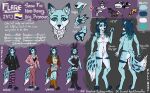  absurd_res anthro arctic_fox blue_body bunny_costume canid canine clothing costume critters_collective english_text feet female fluffy fluffy_tail foot_focus formal_wear fox hair hi_res hoodie lgbt_pride long_hair mammal model_sheet nonbinary_pride_colors oversized_clothing oversized_hoodie oversized_topwear pawpads pride_colors solo standing sydney_onmars tail text tongue tongue_out topwear true_fox winter_clothing 