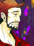  black_hair blueno facial_hair goatee lowres male male_focus one_piece solo 