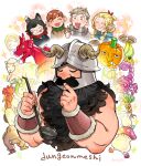  animal_ears armor basilisk beard black_hair blonde_hair cat_ears cat_girl chilchuck_tims copyright_name dragon dungeon_meshi dwarf elf facial_hair fake_horns falin_touden falin_touden_(tallman) golem green_scarf grey_hair halfling helmet horned_helmet horns izutsumi laios_touden long_beard mandrake marcille_donato meij_(meij00) monster pointy_ears pumpkin red_dragon_(dungeon_meshi) red_scarf scarf scorpion senshi_(dungeon_meshi) sheep very_long_beard walking_mushroom_(dungeon_meshi) 