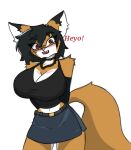 anthro big_breasts blush breasts female hi_res maxine_boulevard original_character pace-maker small_waist solo thick_thighs wide_hips