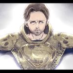  1boy armor blue_eyes dc_comics dccu jor-el kryptonian male male_focus man_of_steel s_shield solo superman_(series) 