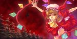  bad_id bad_pixiv_id blonde_hair flandre_scarlet hat red_eyes short_hair solo touhou undead_redstar wings 
