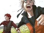  blonde_hair gaara lily_(artist) lowres male_focus multiple_boys naruto naruto_(series) uzumaki_naruto 