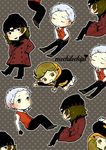  amada_ken aragaki_shinjirou bad_id bad_pixiv_id chibi closed_eyes motsu_(mot) multiple_boys persona persona_3 sanada_akihiko 