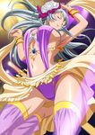  1girl breasts chouun_shiryuu eyes_closed ikkitousen large_breasts long_hair official_art solo standing white_hair 