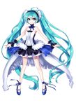  7th_dragon_(series) 7th_dragon_2020 absurdly_long_hair ahoge aqua_hair bad_id bad_pixiv_id bare_shoulders blue_eyes full_body hatsune_miku long_hair looking_at_viewer smile solo songmil transparent_background twintails very_long_hair vocaloid wrist_cuffs 