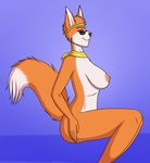  anthro breasts canine female fox jim_(artist) mammal nintendo solo star_fox sun_glass video_games vixy_mccloud 