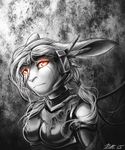  2015 abstract_background android anthro avalenna cabbit cat feline female hair hybrid lagomorph looking_at_viewer mammal rabbit ratte red_eyes solo 