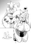 big_breasts breasts canine censored comic dog female kemono mammal ponytail pussy sex_toy translated unknown_artist waiter 