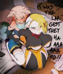 absurd_res big_breasts big_butt blonde_hair breasts butt clothing cosplay costume curvy_figure darkness_(konosuba) ear_piercing felid feline female fur hair hi_res kiko_kempt konosuba:_god&#039;s_blessing_on_this_wonderful_world konosuba:_god&#039;s_blessing_on_this_wonderful_world! mammal nipple_piercing nipples peachy_(peachygho) peachygho piercing slightly_chubby slightly_chubby_female tongue tongue_piercing white_body white_fur