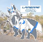  bicycle canine female feral kemono mammal photo real red_eyes solo unknown_artist wolf 