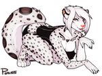  &lt;3 2015 4_toes 5_fingers all_fours alpha_channel amber_eyes anthro breasts cleavage clothed clothing corset feline female fur hair leopard looking_at_viewer mammal plain_background porin short_hair skimpy snow_leopard solo spots spotted_fur toes transparent_background underwear white_fur white_hair 