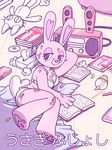  anthro bigger_version_at_the_source bikini blood bra clothed clothing cute cuteosphere female fur girly gore japanese japanese_text lagomorph lagomorpha looking_at_viewer maggots mammal panties rabbit smile solo swimsuit text underwear 