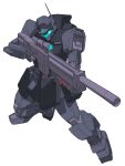  absurdres advance_of_zeta_re-boot assault_visor blue_visor commentary_request gm_sniper_ii gun gundam highres machinery mecha mecha_focus mecha_kaku_man mobile_suit no_humans radio_antenna redesign rifle robot science_fiction scope sniper_rifle titans_(gundam) weapon white_background 