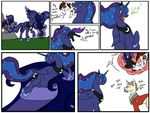  captions dialogue dragga fan_character female feral friendship_is_magic group halloween holidays internal male my_little_pony nyx_(mlp) oral pipsqueak_(mlp) princess_luna_(mlp) royalty vore 