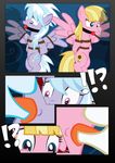  !!? 2014 ?! ball_gag bdsm blonde_hair blue_eyes blue_hair bondage bound cloud_chaser_(mlp) cutie_mark duo_focus equine female flowershine_(mlp) friendship_is_magic gag group hair licking mammal my_little_pony navel pegasus purple_eyes radiantrealm shadow tongue tongue_out white_hair wings 