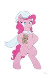  2015 alasou alpha_channel bipedal blue_eyes cape earth_pony equine female friendship_is_magic fur hair horse mammal my_little_pony night_cap pink_fur pink_hair pinkie_pie_(mlp) plain_background pony solo teddy_bear transparent_background 