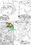  2014 after_vore anaconda anthro boa_(snake) boinae buckteeth coiling colored comic dialogue duo english_text feral forest forked_tongue fur green_body group hair headbutt hi_res jasper_(tacokurt) jungle jungle_background lagomorph leporid licking licking_lips limbless long_ears male male/male mammal monochrome open_mouth plant profanity rabbit reptile riding scalie serpentine simple_background size_difference snake sol_(tacokurt) speech_bubble tacokurt tail teeth text tongue tongue_out tree trio vore yellow_eyes 