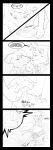  2011 absurd_res anthro comic dialogue digital_media_(artwork) duo english_text fangs female feral fur hair herpestid hi_res jajuka male male/female mammal mongoose monochrome onomatopoeia open_mouth pain reptile roma_(tacokurt) scalie simple_background size_difference snake snap sound_effects tacokurt tail teeth text 