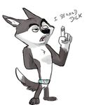  agent_classified anthro anthrofied arctic_wolf canine character_from_animated_feature_film dreamworks feral green_eyes madagascar male mammal mej solo standing wolf 