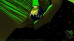 16:9 anthro balls big_balls butt canid canine canis dragon earth fareusz genitals hi_res huge_balls hybrid hyper hyper_balls hyper_genitalia macro male male/male mammal mephitid micro mythological_creature mythological_scalie mythology planet scalie skunk solo space terra_macro text url widescreen wolf