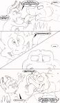  2012 anthro buckteeth comic dialogue digital_media_(artwork) duo english_text feet female female_prey feral fur group hair herpestid hi_res inner_monologue jajuka jasper_(tacokurt) lagomorph larger_pred leporid long_ears male male/female male/male mammal mongoose monochrome open_mouth paws pleading_eyes python rabbit reptile roma_(tacokurt) scalie simple_background size_difference snake tacokurt tail tail_grab teeth text thinking trio vore 