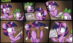  2015 cute dialogue doing_it_wrong dragon english_text equine female feral friendship_is_magic horn male mammal mistydash my_little_pony scalie spike_(mlp) text twilight_sparkle_(mlp) unicorn 