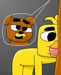  anthro avian bear bird blush chica_(fnaf) chica_the_chicken chicken cum cum_in_mouth cum_inside duo fellatio female five_nights_at_freddy&#039;s freddy_(fnaf) male mammal oral orgasm penis sex straight video_games yoshi33866 