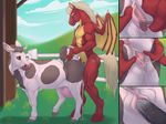  2015 abs absurd_res anthro anthro_on_feral anus bestiality black_penis bovine butt cattle close-up cum cum_in_pussy cum_inside cunnilingus cutie_mark demon dog-bone dragon dripping duo equine excessive_cum farm female fence feral hi_res hooves horn horse hybrid interspecies licking looking_back male mammal muscles open_mouth oral orgasm outside pecs penetration penis pussy pussy_juice saliva saliva_string scalie sex smile spread_pussy spreading straight tail_grab tattoo teats tongue tongue_out udders vaginal vaginal_penetration vein veiny_penis wings zala 