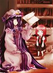  :&lt; bad_id bad_pixiv_id book chibi hat koakuma luoz. multiple_girls o_o patchouli_knowledge sketch touhou 