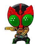  belt chibi claws kamen_rider kamen_rider_ooo kamen_rider_ooo_(series) kaos lowres male_focus pose solo 