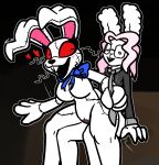 2026 4_fingers accessory ambiguous_penetration anthro anthro_on_anthro anthro_penetrated anthro_penetrating anthro_penetrating_anthro big_breasts black_clothing black_shirt black_topwear blue_bow_tie blush bow_tie breasts buckteeth chair_position clothing dominant dominant_anthro dominant_female duo eyewear featureless_breasts female female_on_top female_penetrated fingers five_nights_at_freddy's five_nights_at_frickbear's_(series) from_behind_position fur glasses grey_necktie gynomorph gynomorph/female gynomorph_on_bottom gynomorph_penetrating gynomorph_penetrating_female hair heart_symbol intersex intersex/female intersex_on_bottom intersex_penetrating intersex_penetrating_female lagomorph leporid mammal necktie on_bottom on_top open_mouth penetration phib_(fr0gv0re) pink_hair pink_inner_ear plushie pubes rabbit scottgames sex shirt smile teeth thick_thighs topwear trans_(lore) trans_woman_(lore) ultilix vanny_(fnaf) whiskers white_body white_eyes white_fur white_hair