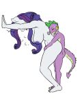 age_difference anthro areola biped breasts dragon duo equid equine female female_penetrated friendship_is_magic hasbro hi_res horn larger_female male male/female male_penetrating mammal my_little_pony mythological_creature mythological_equine mythological_scalie mythology nipples nude older_female penetration penile penile_penetration pia-sama purple_body rarity_(mlp) scalie sex side_view simple_background size_difference smaller_male spike_(mlp) tongue tongue_out unicorn white_body younger_male
