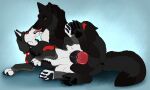  animal_genitalia animal_vulva anus black_anus black_body black_fur black_vulva canid canine canine_genitalia canine_vulva duo echo_(wolffylegend) fangs female female_penetrated feral feral_on_feral feral_penetrated feral_penetrating feral_penetrating_feral fur genitals grey_body grey_fur hi_res killthe_demon kissing knot male male/female male_penetrating male_penetrating_female mammal penetration penile penile_penetration penis penis_in_vagina pink_tongue red_penis sex simple_background teeth tongue vaginal vaginal_penetration vulva white_body white_fur yellow_eyes yipsky 