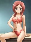  awa bikini saki sitting solo swimsuit takei_hisa 