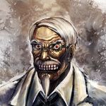  angry bccp beard berserk colonel_sanders face facial_hair glasses horror_(theme) kfc male_focus mozgus mustache red_eyes solo teeth white_hair 