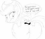  apple_bloom_(mlp) applejack_(mlp) big_butt butt cub duo earth_pony english_text equine female feral friendship_is_magic hat horse implied_incest mammal my_little_pony pony purple-yoshi text young 