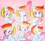  &lt;3 &lt;3_eyes balls cum cum_in_mouth cum_inside equine eyes_closed faceless_male female feral friendship_is_magic humanoid_penis male mammal my_little_pony oral pegasus penis rainbow_dash_(mlp) straight tesuai wings 