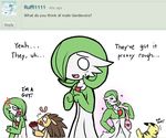  anthro bigger_version_at_the_source female flower gardevoir green_hair group hair humanoid male nintendo pikachu plant pok&eacute;mon purse rakkuguy_(artist) sandslash video_games 