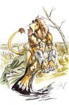  feline lion male mammal negger shin_(negger) solo 
