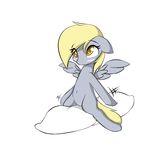  blonde_hair blush cloud derpy_hooves_(mlp) equine female friendship_is_magic fur green_eyes grey_fur hair hooves horse mammal masturbation my_little_pony orgasm plain_background pony pussy pussy_juice randomdrawpony solo white_background wings 