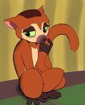  all_hail_king_julien blush character_from_animated_feature_film clover_(madagascar) dreamworks female green_eyes layridin lemur madagascar mammal primate sitting 
